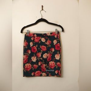 Forever 21 floral skirt